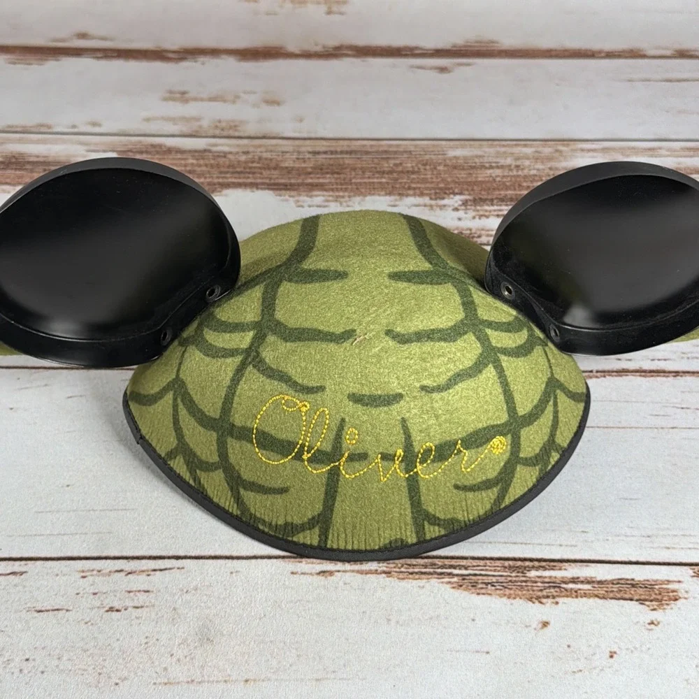 Star Wars Yoda Disney Parks Green Adult Ear Hat Cap Custom Name Oliver